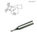 Hakko T18-CF15 60° Face Tinned Bevel Soldering Tip, 1.5mm