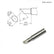 HAKKO T19-C65 Beveled Conical Solder Tip for FX601 Iron, 6.5mm