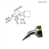 HAKKO T22-JD08 30 Degree Bent Chisel Solder Tip