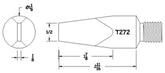 Hexacon T272 Screw Semi Chisel Soldering Tip, 1-1/8"
