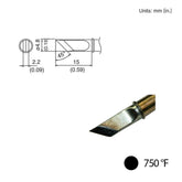HAKKO T31-02KU Knife Tip, 750°F / 400°C