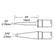 Metcal TCP-BLP1 Tweezer Blade Solder Cartridge