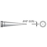 Plato MS-4110 Conical Soldering Tip, Alternate for Weller LT1L, .010"