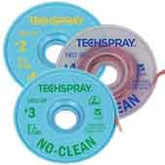 Techspray 1821-50F No-Clean Desoldering Braid, .055", 50' Yellow Standard Spool