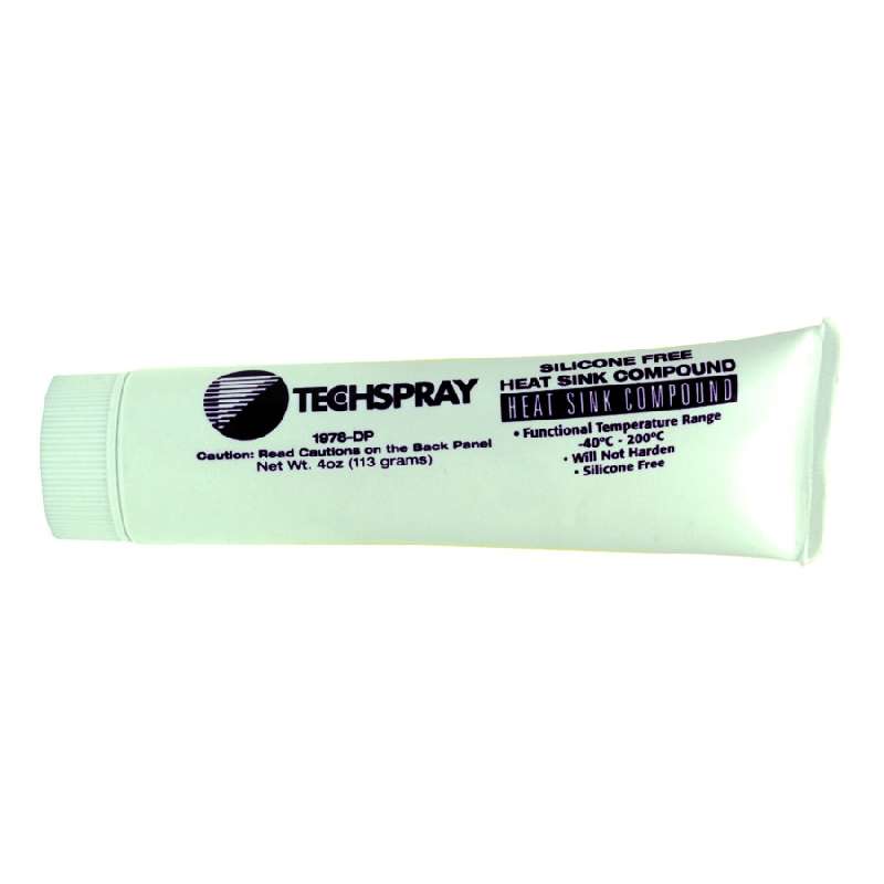 Techspray 1978-DP Silicone-Free Heat Sink Compound, 4 oz Tube
