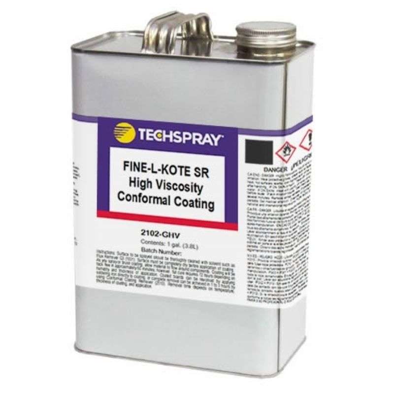 Techspray 2102-GHV Fine-L-kote SR Silicone Conformal Coating