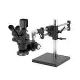 O.C. White TKPZT ProZoom 6.5 Trinocular Microscope with Dual Arm Base