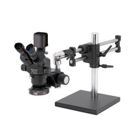 O.C. White TKPZT ProZoom 6.5 Trinocular Microscope with Dual Arm Base