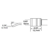 Metcal PTTC-805 PTTC 800 Series Blade Tweezer Tip Solder Cartridge