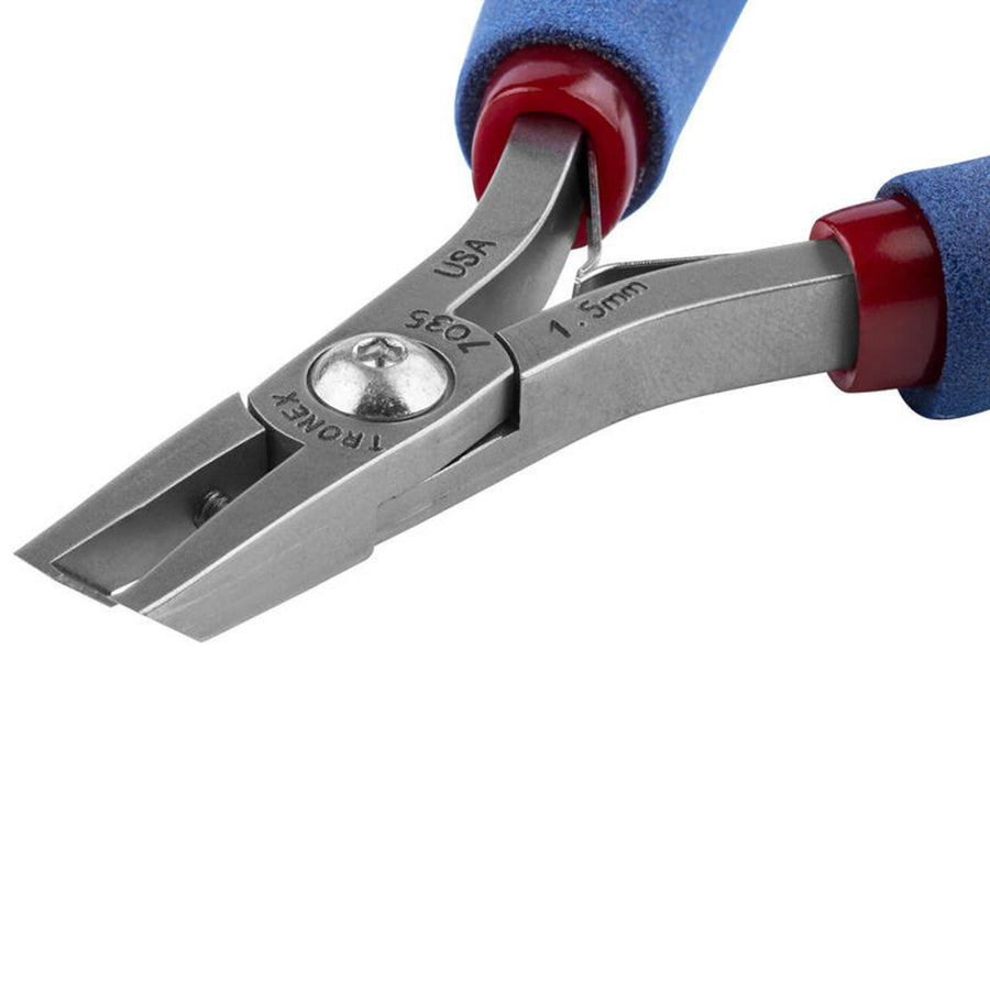 Tronex 7035 Cutter 45° Standoff 1.5 MM Length Flush Edge, Long Handle