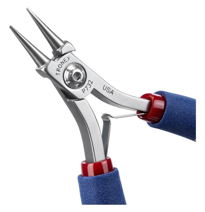 Tronex P732 Round Nose-Short Jaw, Long Handle Pliers