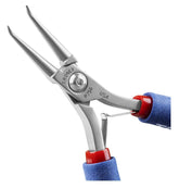 Tronex P756 Bent Rounded Nose Pliers with 50° Angled Long Smooth Jaw