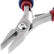 Tronex P545 Flat Nose Pliers with Short, Smooth Jaw & Wide Tips, 5.00" OAL