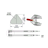 JBC W440023 Blades for WS Thermal Wire Stripper, 28 to 18 AWG