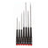 Wiha 26092 Screwdriver Set Slotted/Phillips Precision Handle 7 Piece