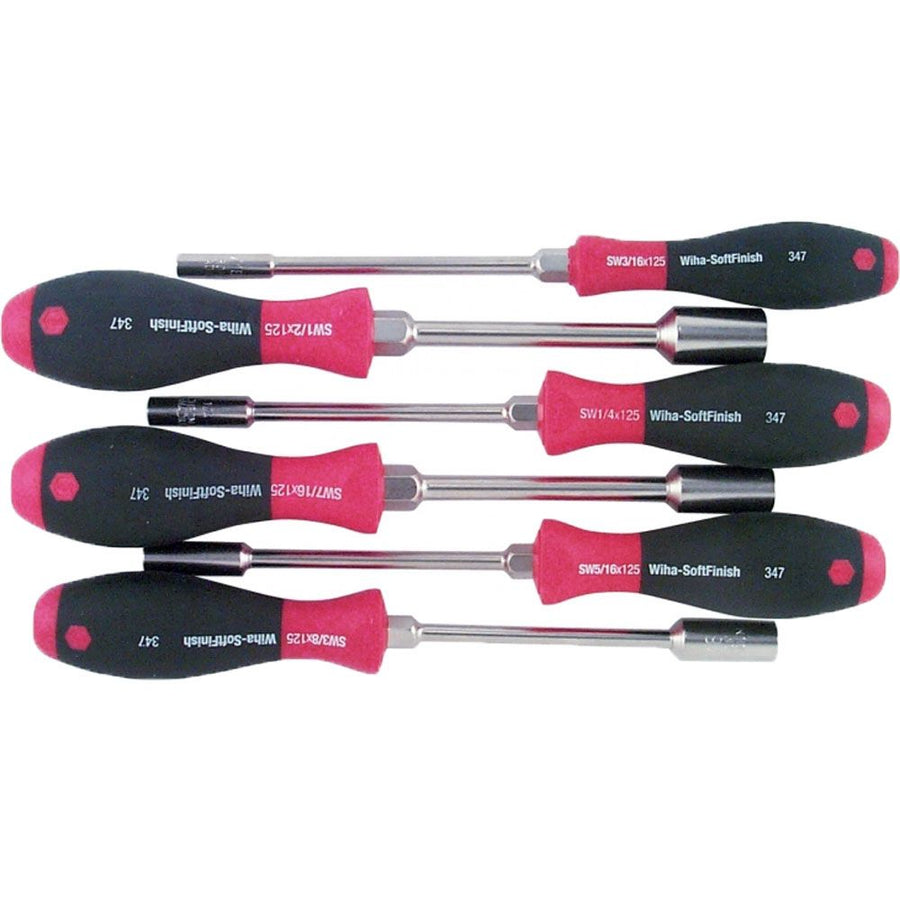 Wiha 34792 Softfinish Heavy Duty Nut Driver, 6 Piece