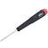 Wiha 26010 Slotted Precision Screwdriver, 1.0mm x 40mm