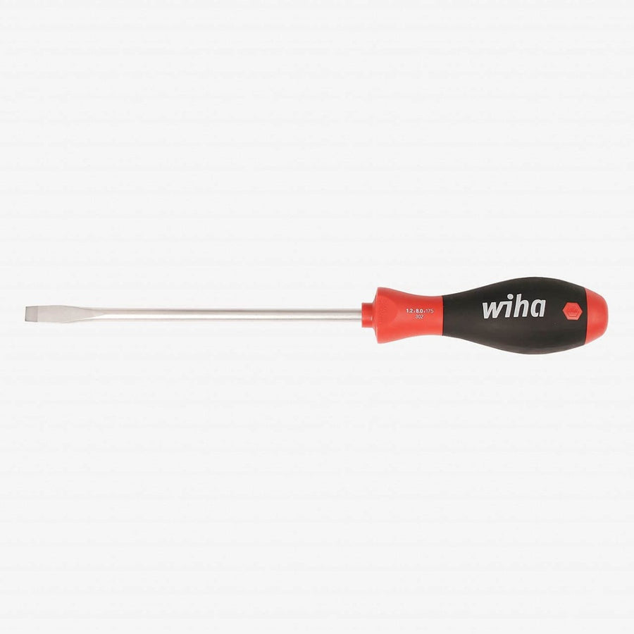 Wiha 30203 SoftFinish Slotted Screwdriver, 2.5" X 75"