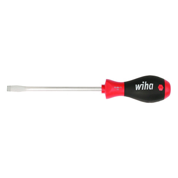 Wiha 30210 Softfinish Slotted Cabinet Tip Screwdriver, 9/64 x 8"