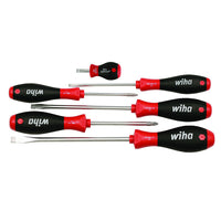 Wiha 30294 SoftFinish Slotted/Phillips Screwdriver, 6 Piece Set