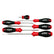 Wiha 30294 SoftFinish Slotted/Phillips Screwdriver, 6 Piece Set