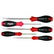 Wiha 30295 SoftFinish Slotted/Phillips Screwdriver, 5 Piece Set