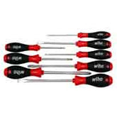 Wiha 30298 SoftFinish Slotted/Phillips Screwdriver, 8 Piece Set