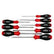 Wiha 30298 SoftFinish Slotted/Phillips Screwdriver, 8 Piece Set