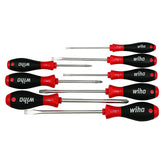 Wiha 30298 SoftFinish Slotted/Phillips Screwdriver, 8 Piece Set