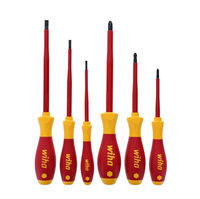 Wiha 32092 Insulated Slotted/Phillips Screwdriver, 6 Piece Set
