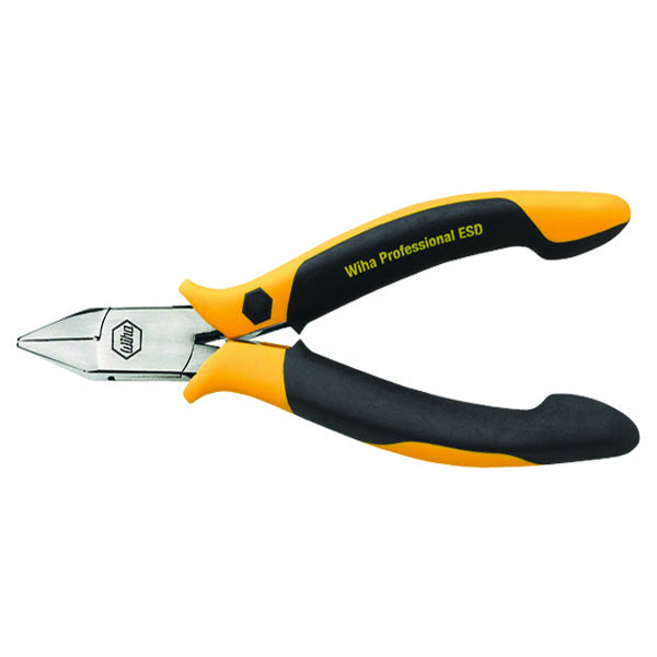 Wiha 32703 ESD-Safe Precision Tapered Head Semi Flush Cutter