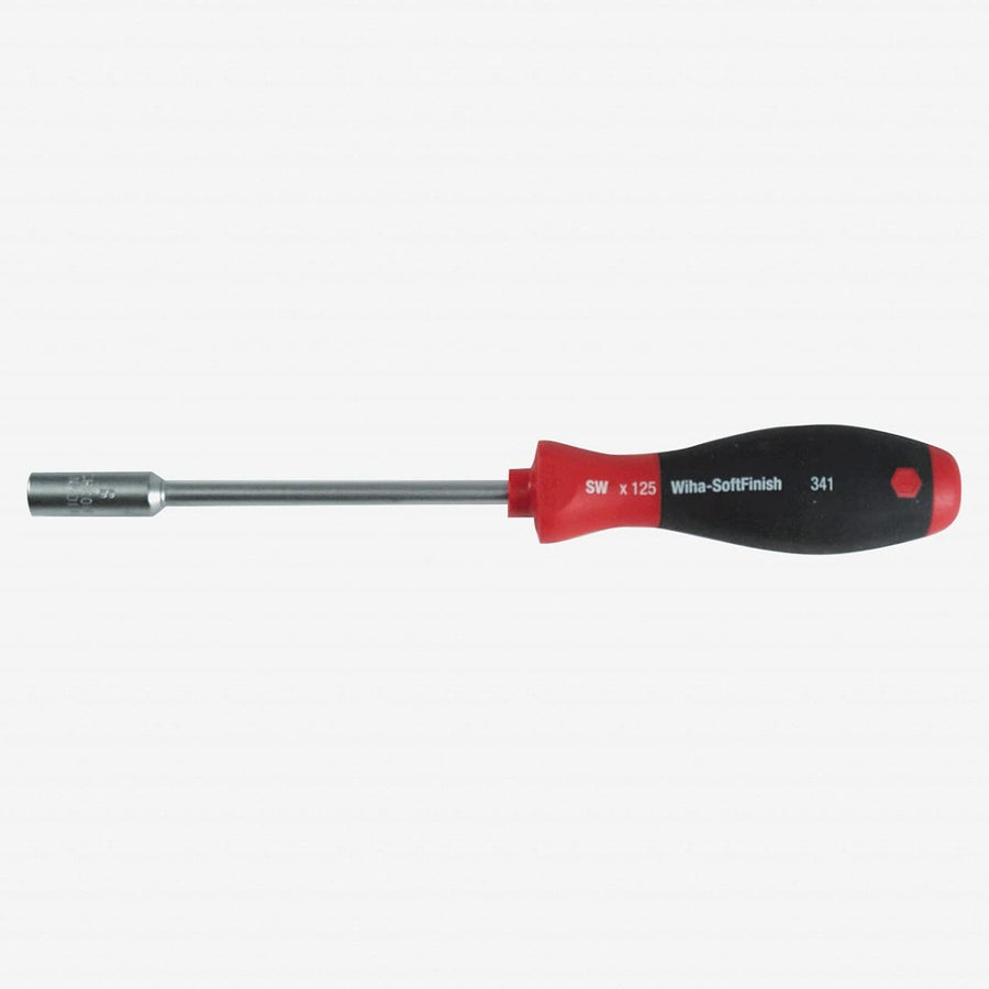 Wiha 34138 Softfinish Nut Driver, 1/4" x 249mm