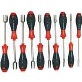 Wiha 34195 Softfinish Nut Driver, 10 Piece Set
