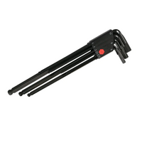 Wiha 36990 Long Metric Ball End Hex L-Key Set, 9 Piece