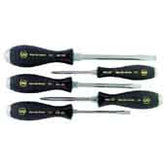 Wiha 53390 Heavy Duty Slotted/Phillips Screwdriver, 5 Piece Set