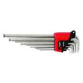 Wiha 66990 MagicRing Long Metric Ball End Hex L-Key Set, 9 Piece