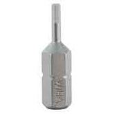 Wiha 71306 Hex Head Insert Bit, 2.0mm x 25mm