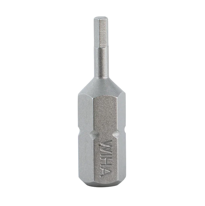 Wiha 71306 Hex Head Insert Bit, 2.0mm x 25mm