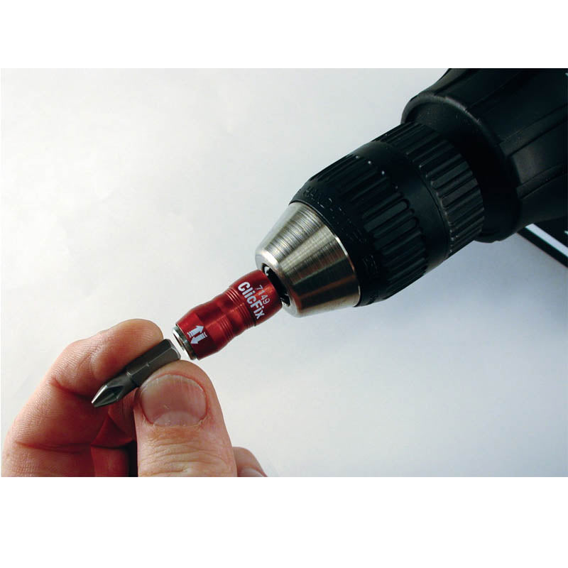 Wiha 71491 Clicfix Magnetic Insert Bit Holder, 1/4"