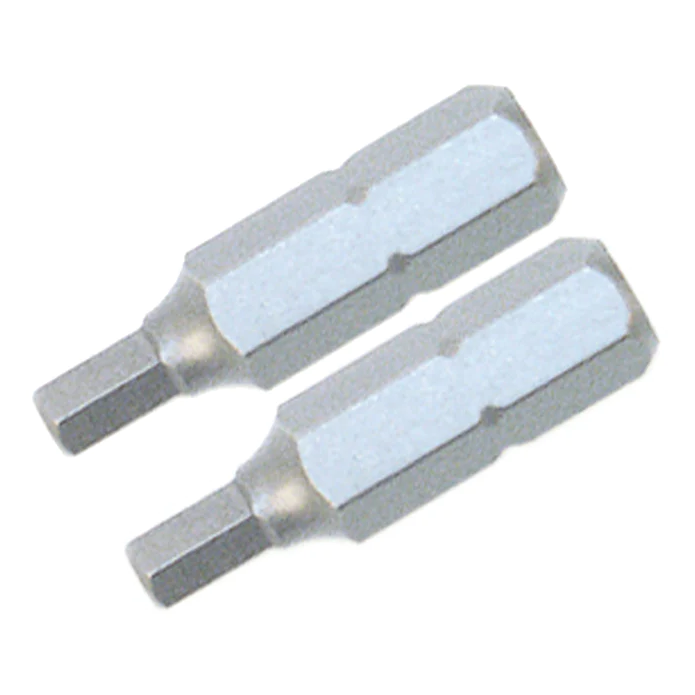 Wiha 71971 Security Hex Insert Bit, 3/32" x 25mm, 2/Pk