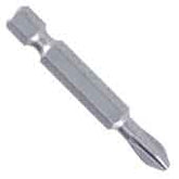 Wiha 74103 Phillips Head Power Bit for 1/4" Hex Drive, #1 x 2"