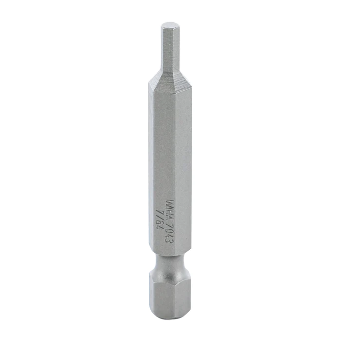 Wiha 74312 Hex Head Power Bit, 7/64" x 50mm