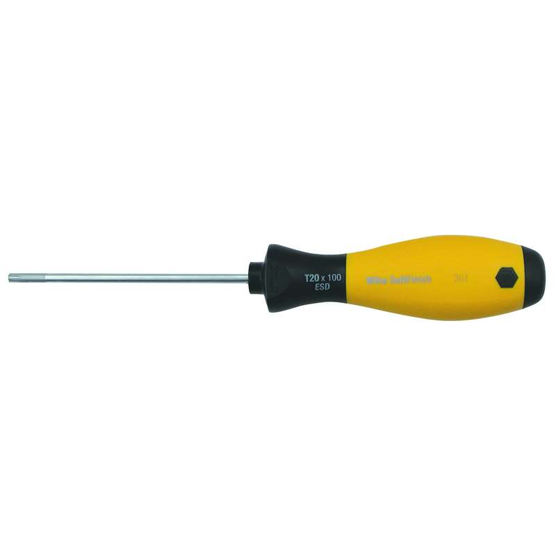 WIHA 36224 Torx Screwdriver with SoftFinish Handle, T20 x 8-5/16"