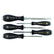 Wiha 53390 Heavy Duty Slotted/Phillips Screwdriver, 5 Piece Set