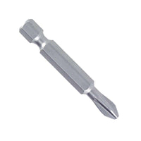 Wiha 74103 Phillips Head Power Bit for 1/4" Hex Drive, #1 x 2"