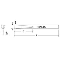 Hexacon HT468X Full-Chisel Soldering Tip, 1/4"
