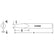 Hexacon HT444X Semi-Chisel Soldering Tip, 1/2"