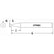 Hexacon HT418X Semi-Chisel Soldering Tip, 1/4"