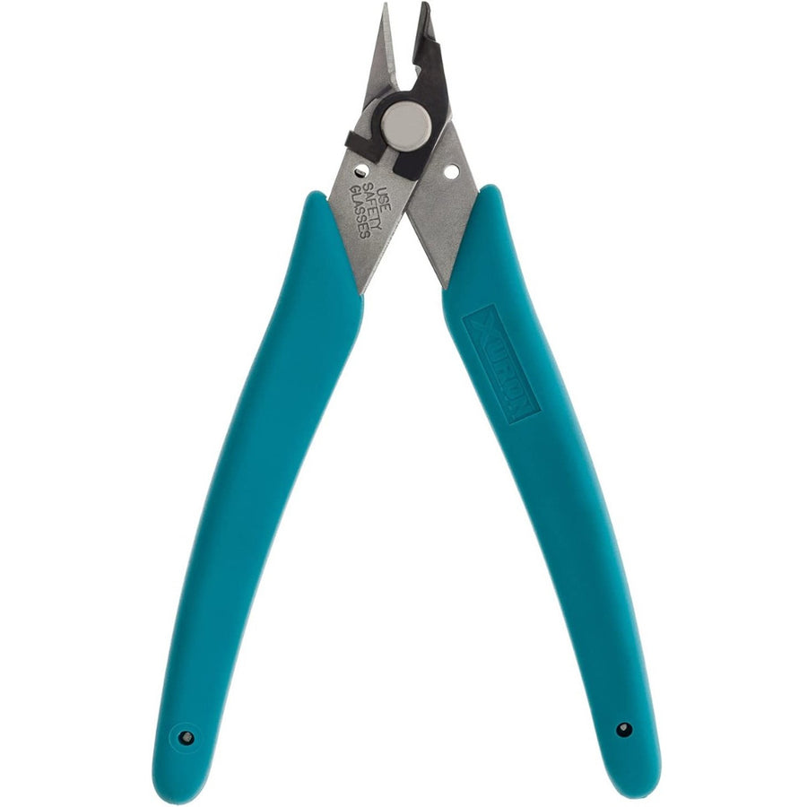 Xuron LXF Tapered Head Flush Cutters with Cushion Grip Handles & Lead Retainer 4-7/8" Long