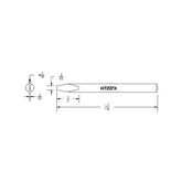 Hexacon HT207X Conical Chisel Soldering Tip, 3/16"